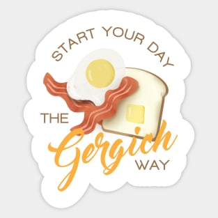 Eggs, Bacon, and Toast Sticker